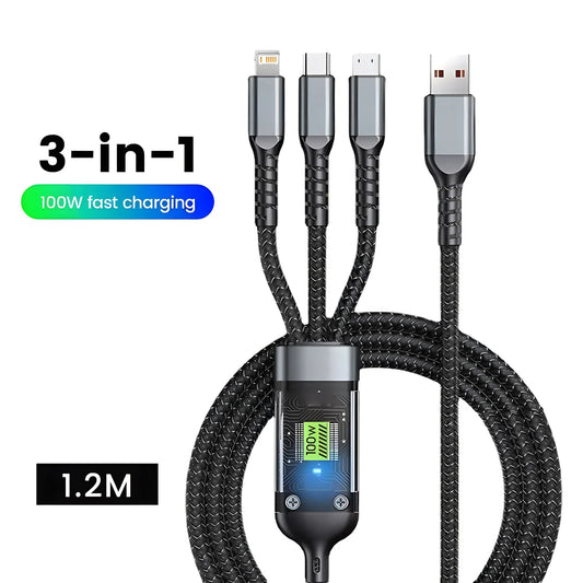 3-in-1 Fast Charging Cable