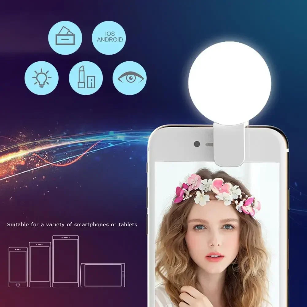 LED Selfie Mobile Ring Light 