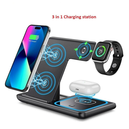 3 in1 Wireless Charging Station 